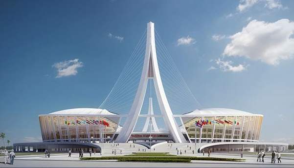 我公司硅酸钙板、硅酸钙板天花板、吸音硅酸钙板材料参与国家援建柬埔寨德佐国家体育场项目